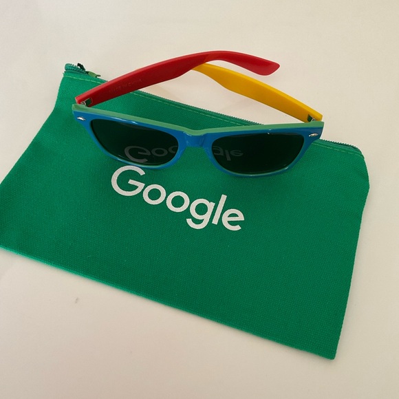 Google Multicolor Wayfarer Sunglasses with Green Pouch - Picture 6 of 6